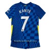 Conjunto (Camiseta+Pantalón Corto) Chelsea Kante 7 Primera Equipación 2021/22 - Niño